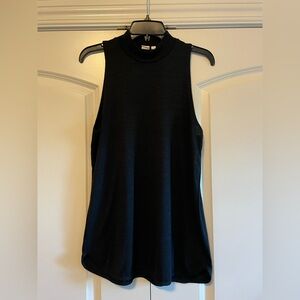 Sleeveless Black tunic Top